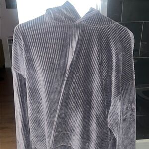 Gray Ribbed Aerie bootcut matching set!